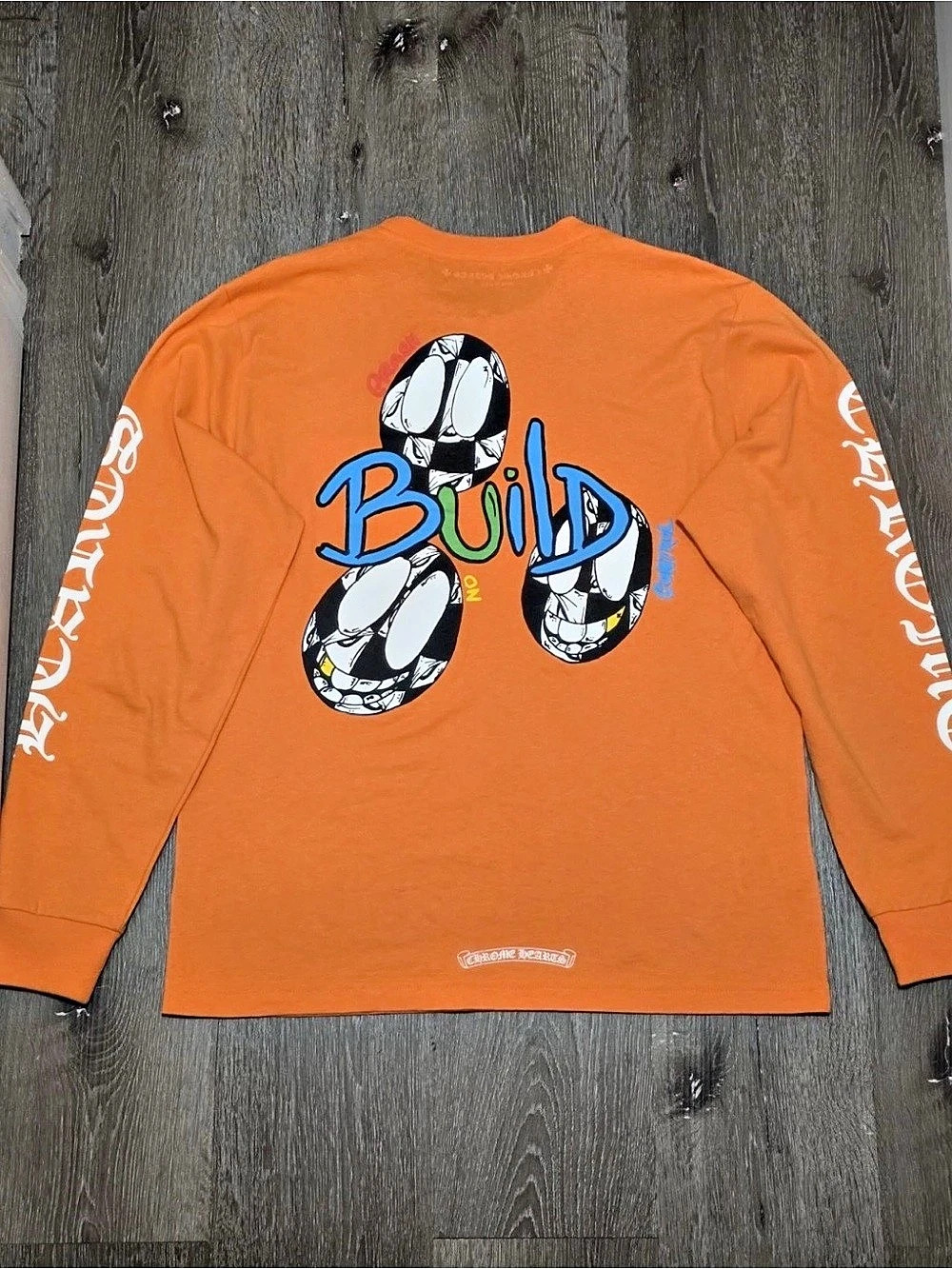 Chrome Hearts x Matty Boy Link L/S Tee Orange